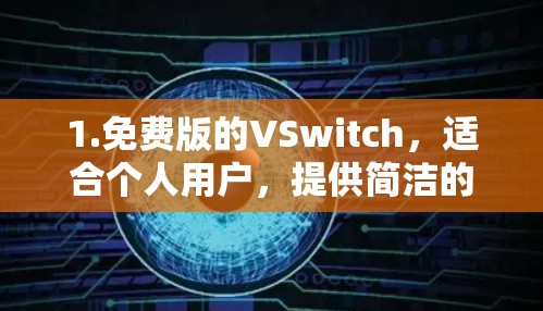 1.免费版的VSwitch,适合个人用户,提供简洁的配置和高级功能,但需谨慎安装,避免安全风险